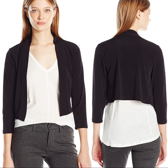 Calvin Klein Sweaters - Calvin Klein Black Basic Short Shrug Cardigan